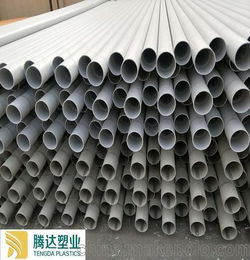 大量生产 PVC排水管 PVC U排水管 灌溉管 实壁管